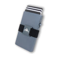 Front photo of the Tempest RFID Wallet with elasticated band and backplate  on the white background