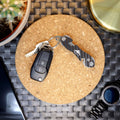 Picture of The Minimalist Key Organiser with car keys attached laid on a table