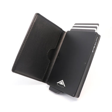 Picture of a Avenger RFID Bifold Wallet  open on a white background