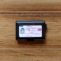 Picture of the ID slot on a Avenger RFID Bifold Wallet