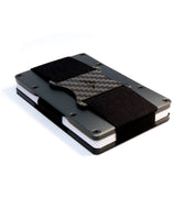 Picture of a grey Nighthawk RFID Card Holder taken on a white background