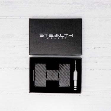 Picture of a Nighthawk RFID Card Holder in a gift box