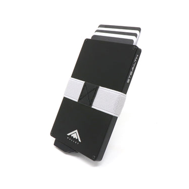 Picture of a black Avenger RFID Wallet on a white background