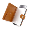 Picture of an open Avenger RFID Bifold Wallet on a white background