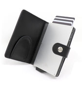 Picture of an open Avenger RFID Bifold Wallet on a white background