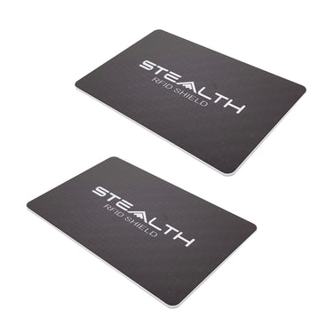 Photo of two Shield RFID Blocking Card on a white background